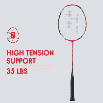 Yonex Astrox 3DG Red Strung Racquet view 2