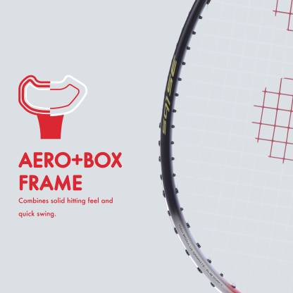 Yonex Astrox 3DG Red Strung Racquet view 4