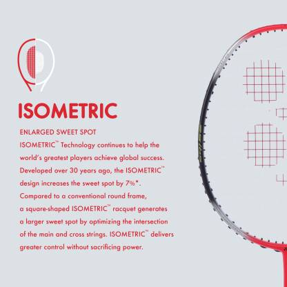 Yonex Astrox 3DG Red Strung Racquet view 5