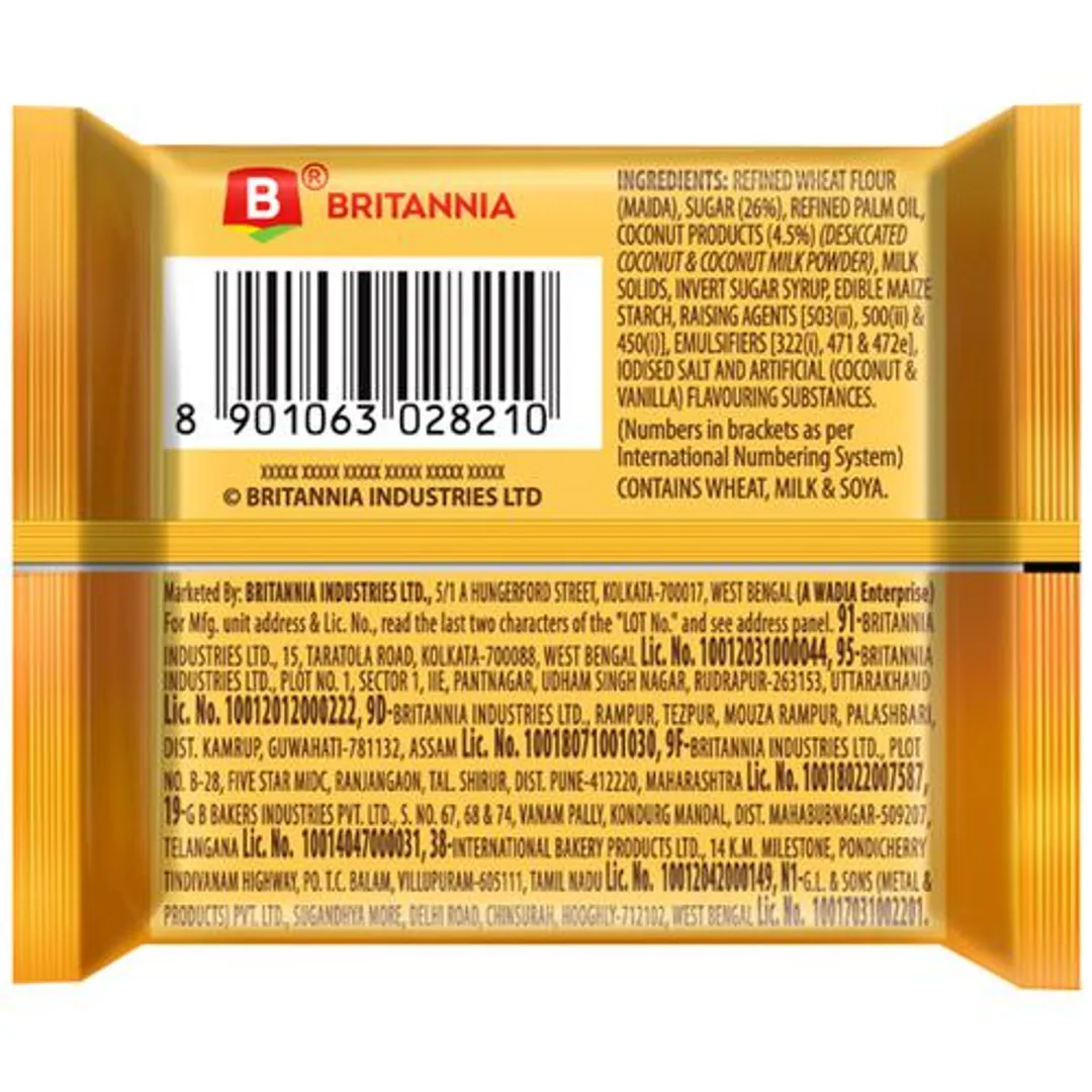 Britannia Nice Time Coconut Biscuit 59.4 g view 2