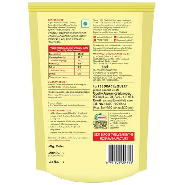 Weikfield Falooda Mix Strawberry Flavour 200 g view 2