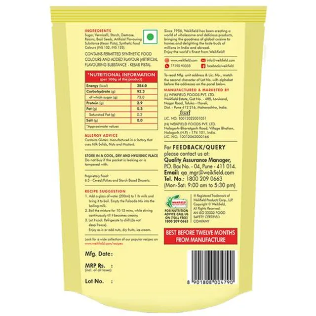 Weikfield Kesar Pista Falooda Mix 200 g view 2