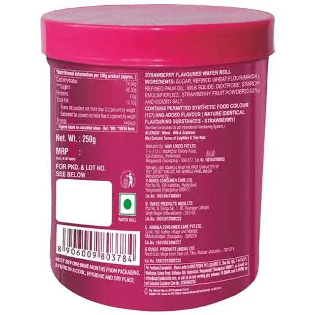 Dukes Waffy Strawberry Roll 250 g view 2