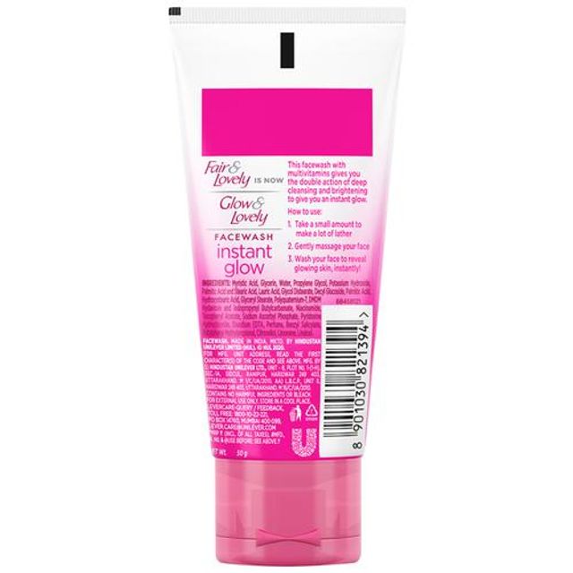 Glow & Lovely Instant Glow Face Wash 50 g view 2