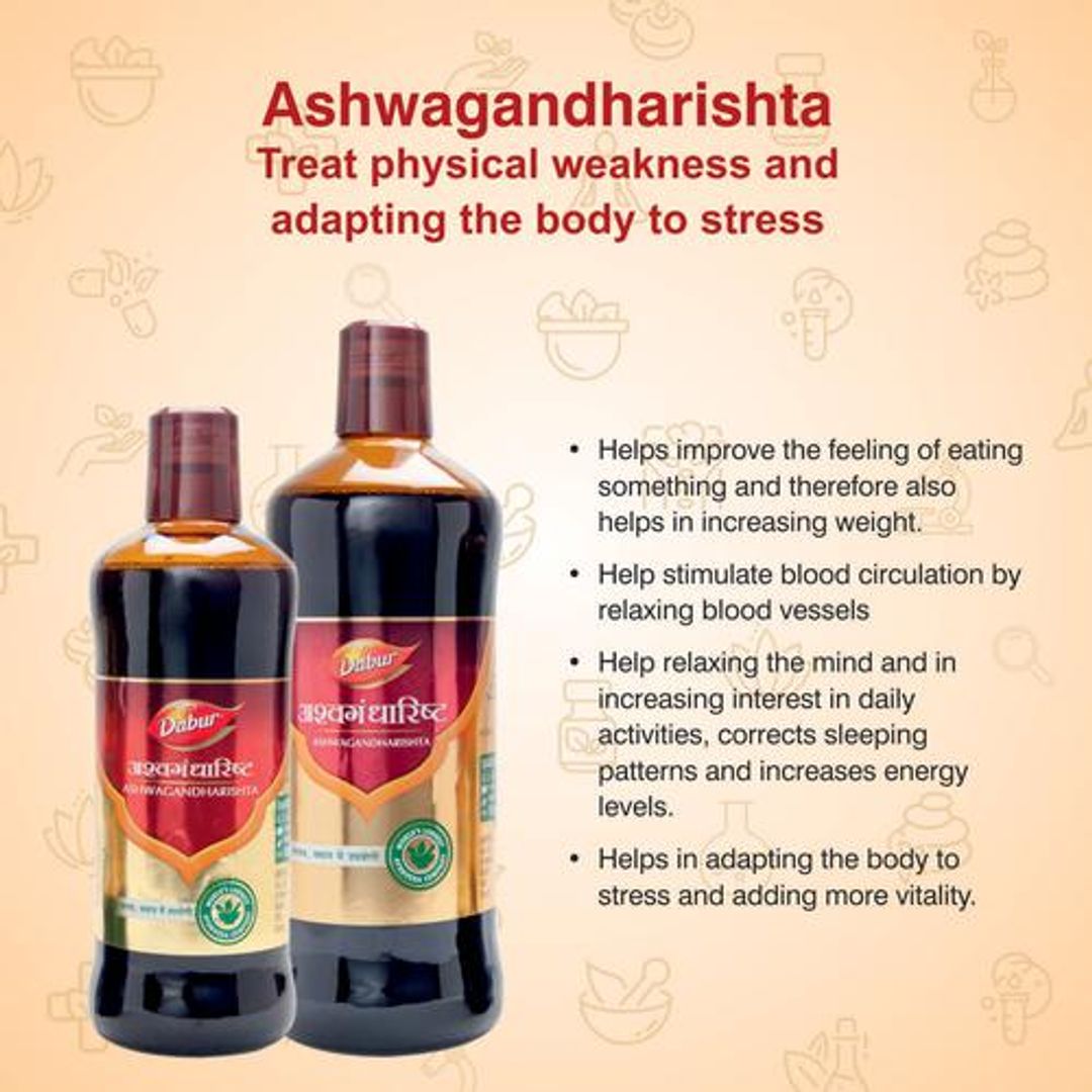 Dabur Ashwagandharishta 450 ml view 5