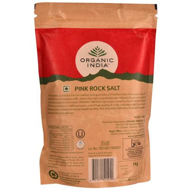 Organic India Pink Rock Salt Powder 1 Kg view 2