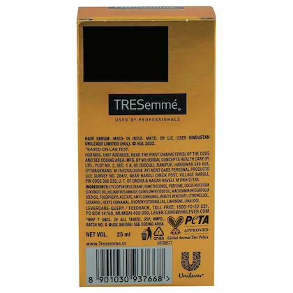 Tresemme Gloss Ultimate Ultra Shine Hair Serum 25 ml view 2