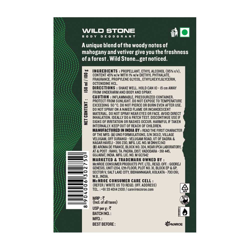Wild Stone Deo Forest 150 ml view 2