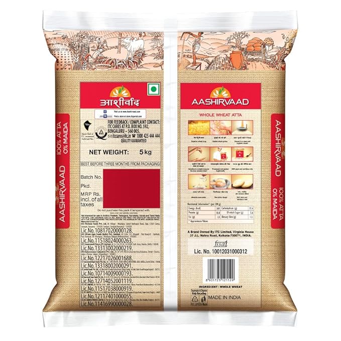 Aashirvaad Shudh Chakki Atta 5 Kg view 2