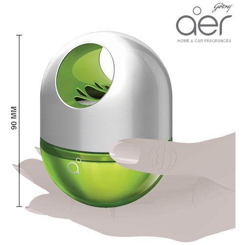 Godrej Aer Twist Gel Car Air Freshener - Fresh Lush Green 45 g view 2