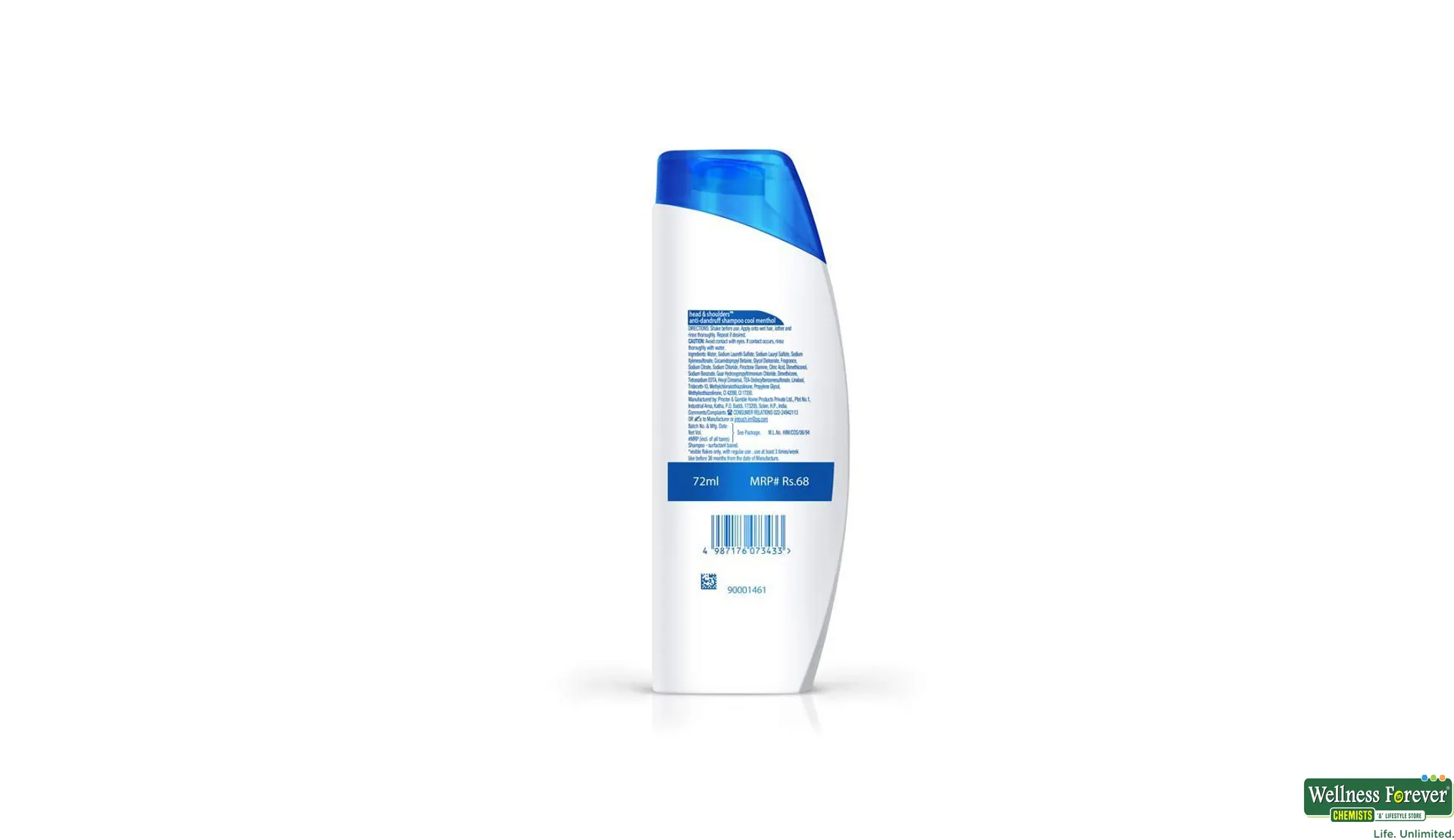 Head & Shoulders Cool Menthol Shampoo 90 ml view 2