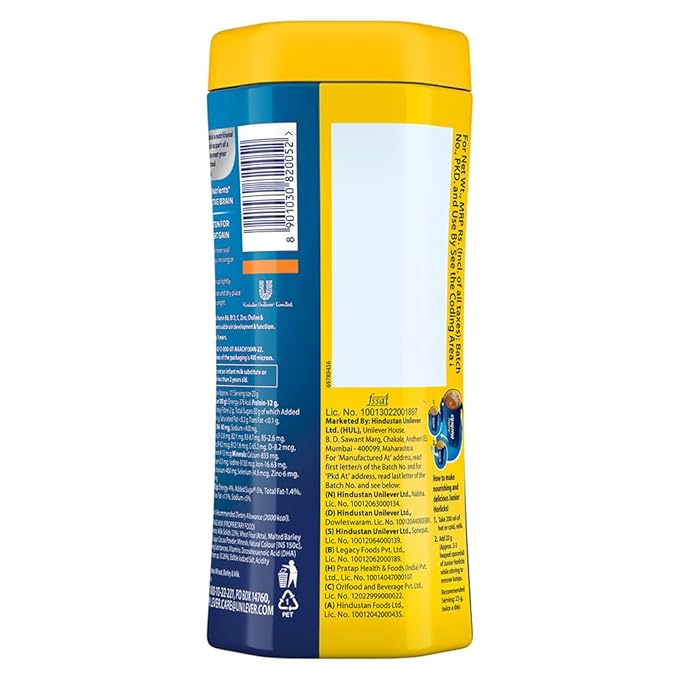 Horlicks Junior Chocolate Nutrition Drink 500 g view 2
