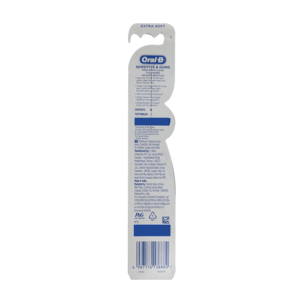 Oral B Sensitive & Gums 3 in 1 Herbs Infused Toothbrush view 2