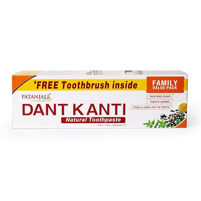 Patanjali Dant Kanti Natural Toothpaste 200 g +100 g view 2