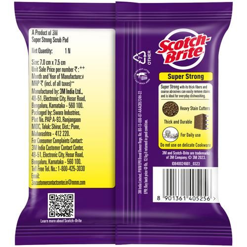 Scotch brite Super Strong Scrub Pad 1 Piece view 2