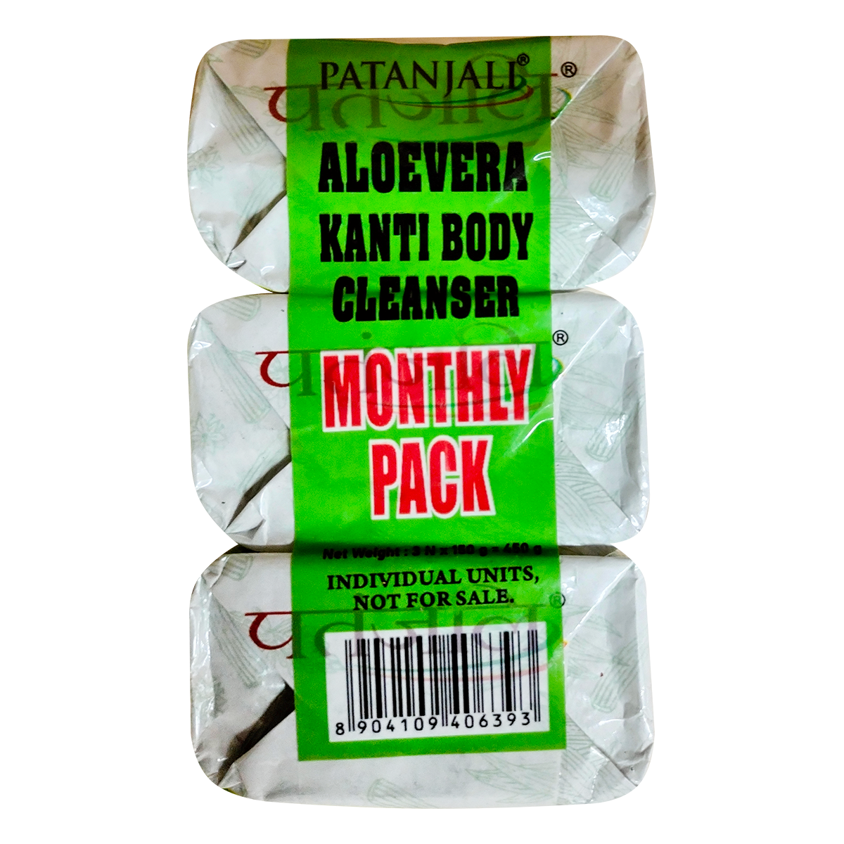 Patanjali Aloevera Kanti Body Cleanser Monthly Pack 450 g view 2