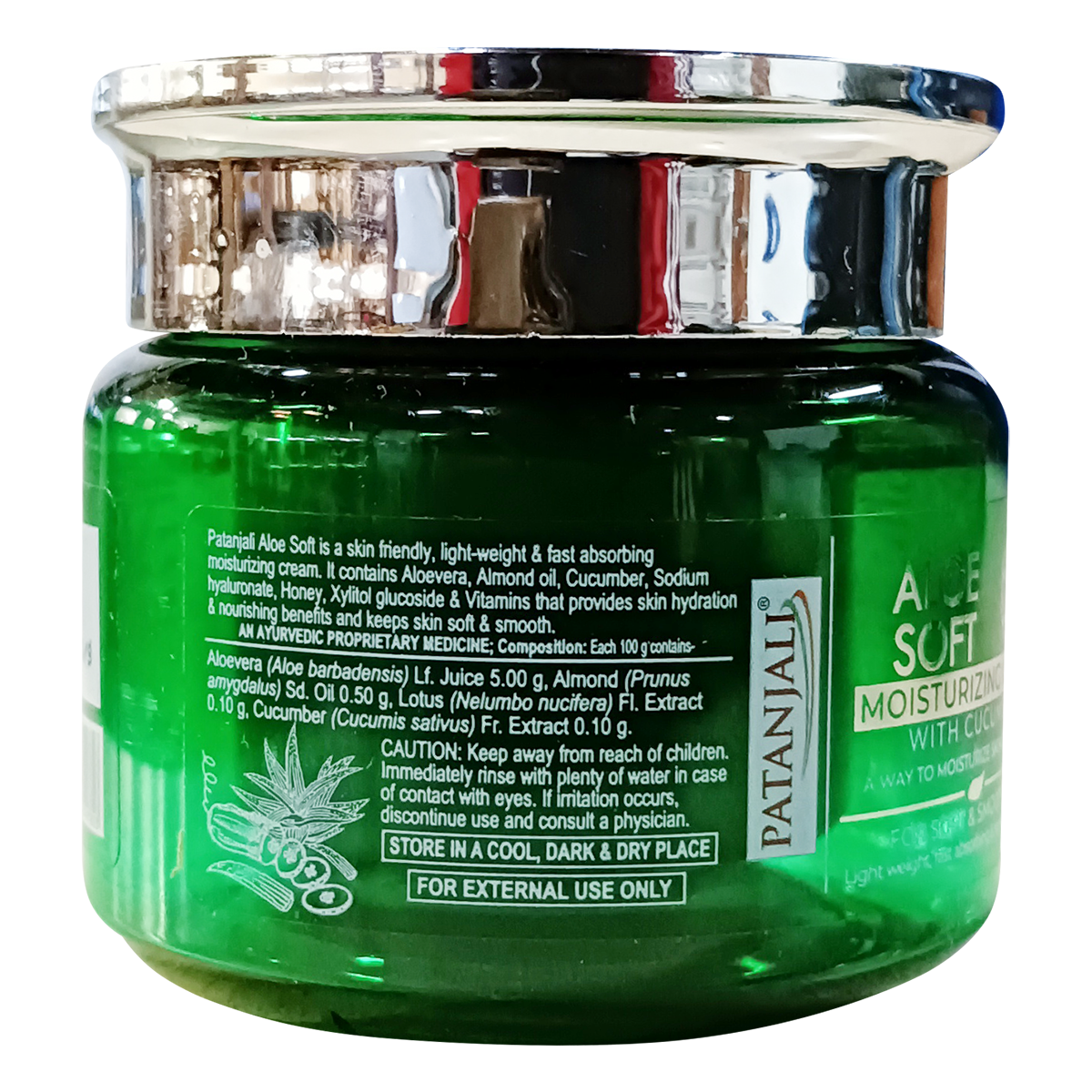 Patanjali Aloe Soft Moisturizing Cream 50 g view 2