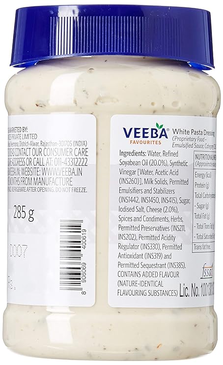 Veeba White Pasta Dressing 285 g view 2