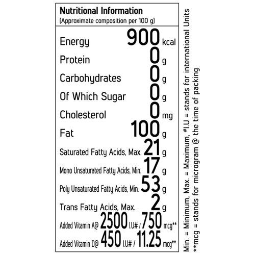 Fortune Refined Soyabean Oil Bottle 1 L view 3