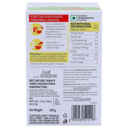 Brown & Polson Cornflour 500 g view 2