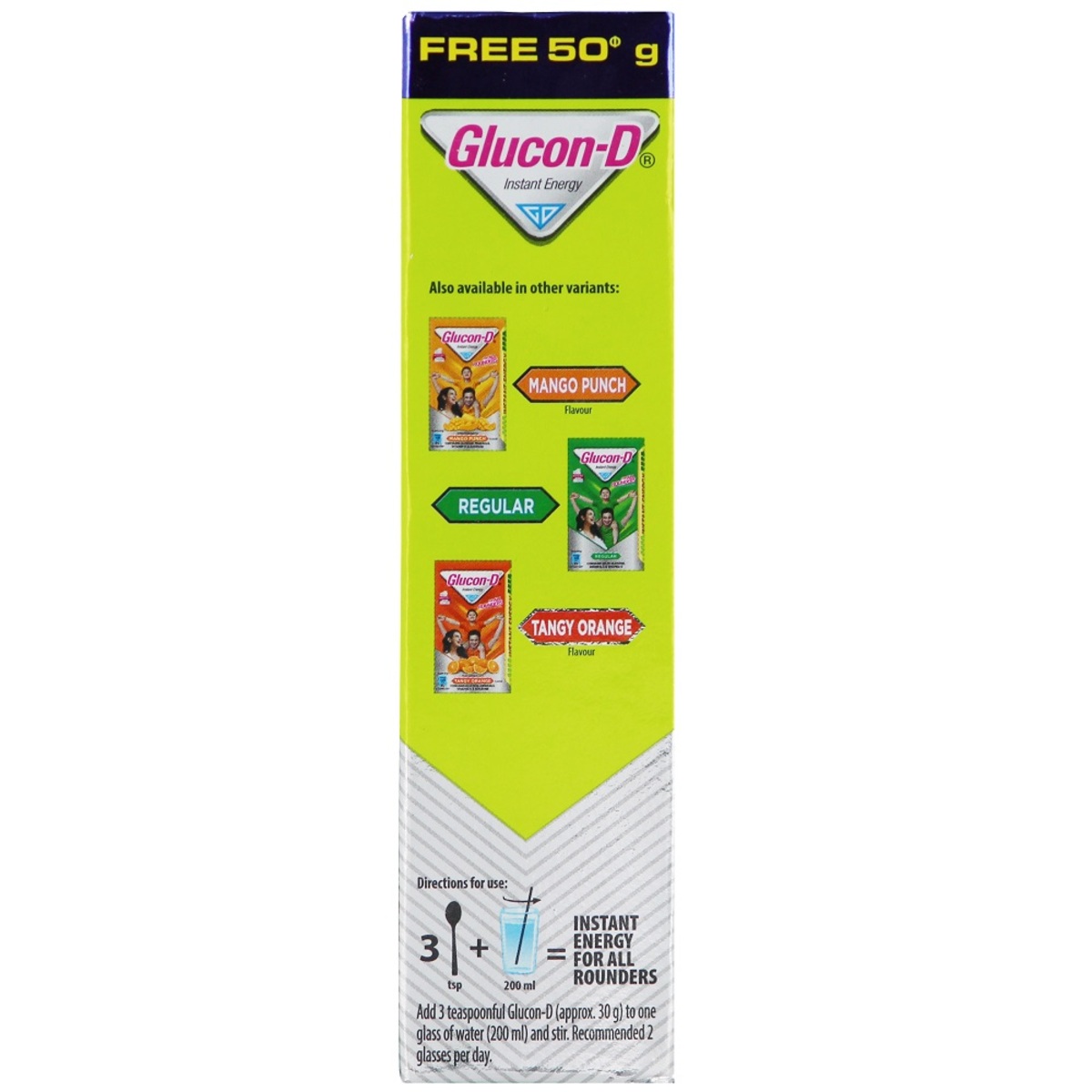 Glucon D Energy Drink Nimbu Pani 75 g view 2