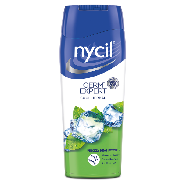 Nycil Germ Expert Prickly Heat Powder Cool Herbal 150 g
