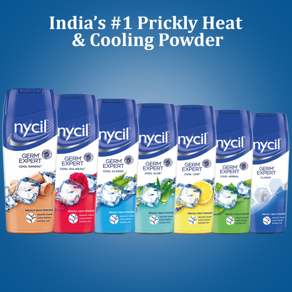 Nycil Germ Expert Prickly Heat Powder Cool Herbal 150 g view 4