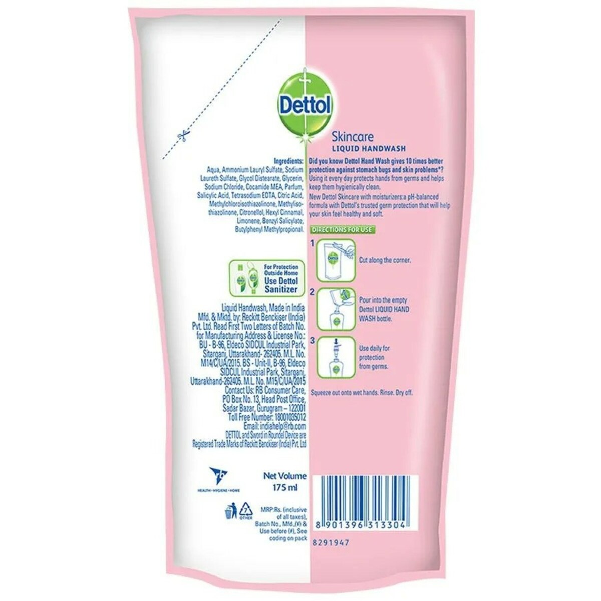 Dettol Hand Wash Skincare(Pack of 3 x 175 ml each) view 2