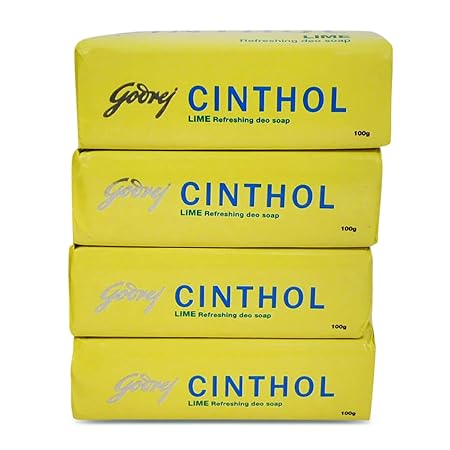 Godrej Cinthol Lime Bathing Soap (Pack of 4 x 100 g each) view 2
