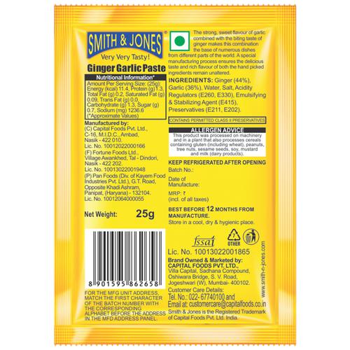 Smith & Jones Ginger Garlic Paste 25 g view 2