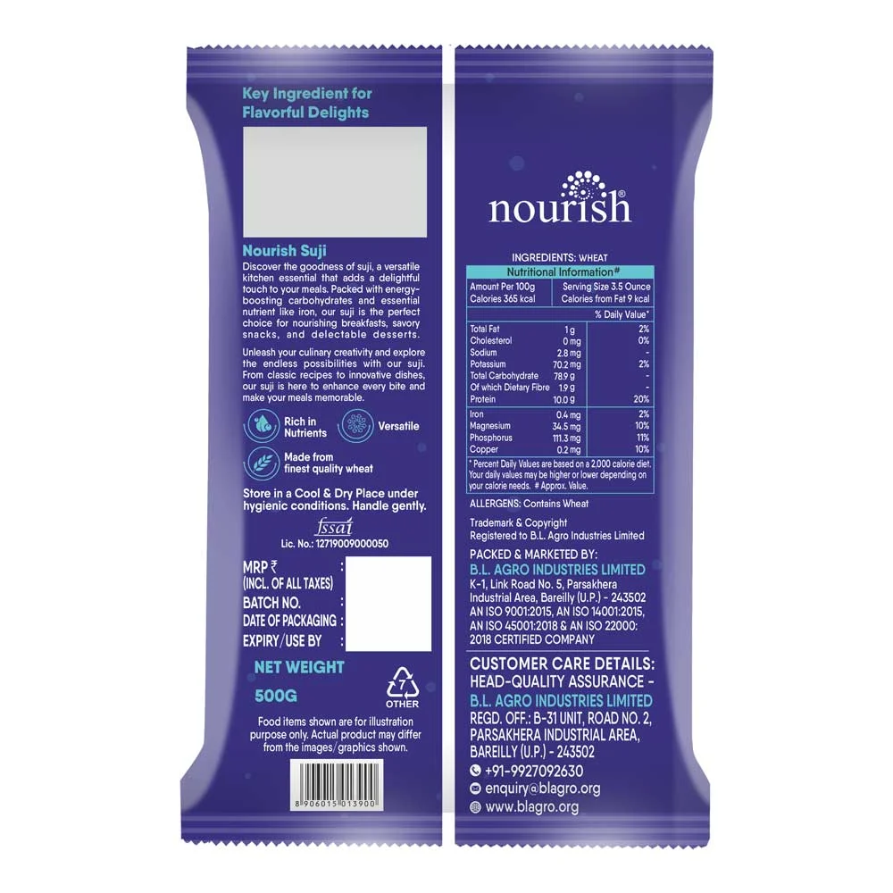 Nourish Suji 500 g view 2