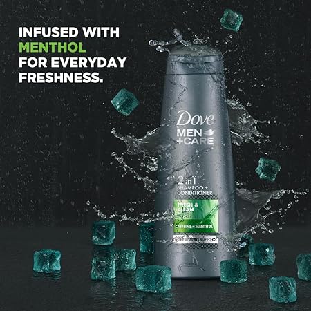 Dove Men Care Fresh & Clean 2 in1 Shampoo+Conditioner 180 ml view 3