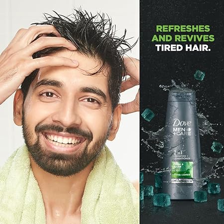 Dove Men Care Fresh & Clean 2 in1 Shampoo+Conditioner 180 ml view 4