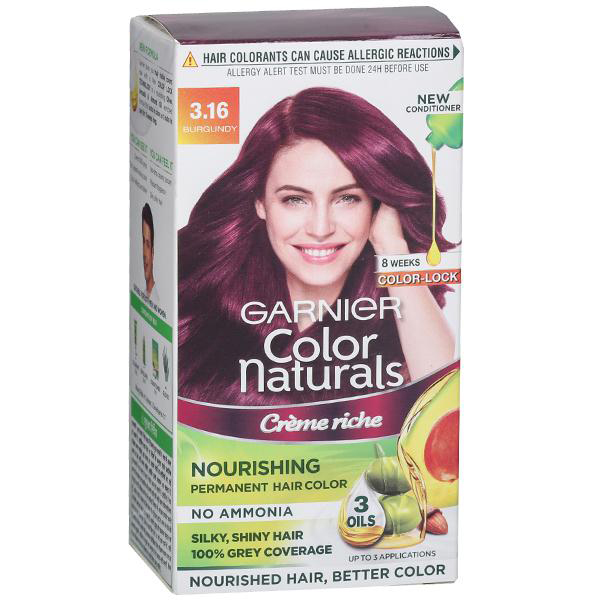 Garnier Color Natural Hair Colour 3.16 Burgundy 35 ml
