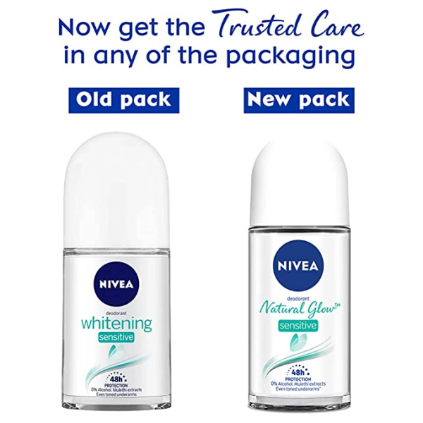 Nivea Women Roll On Deodorant - Whitening Sensitive 25 ml view 2