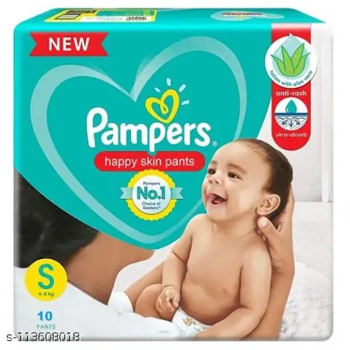 Pampers Happy Skin Diaper Pants S 10 Pieces
