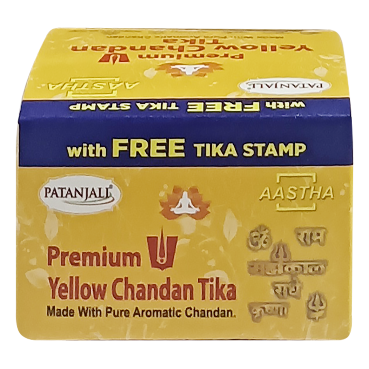 Aastha Yellow Chandan Geela Tika 60 g view 3