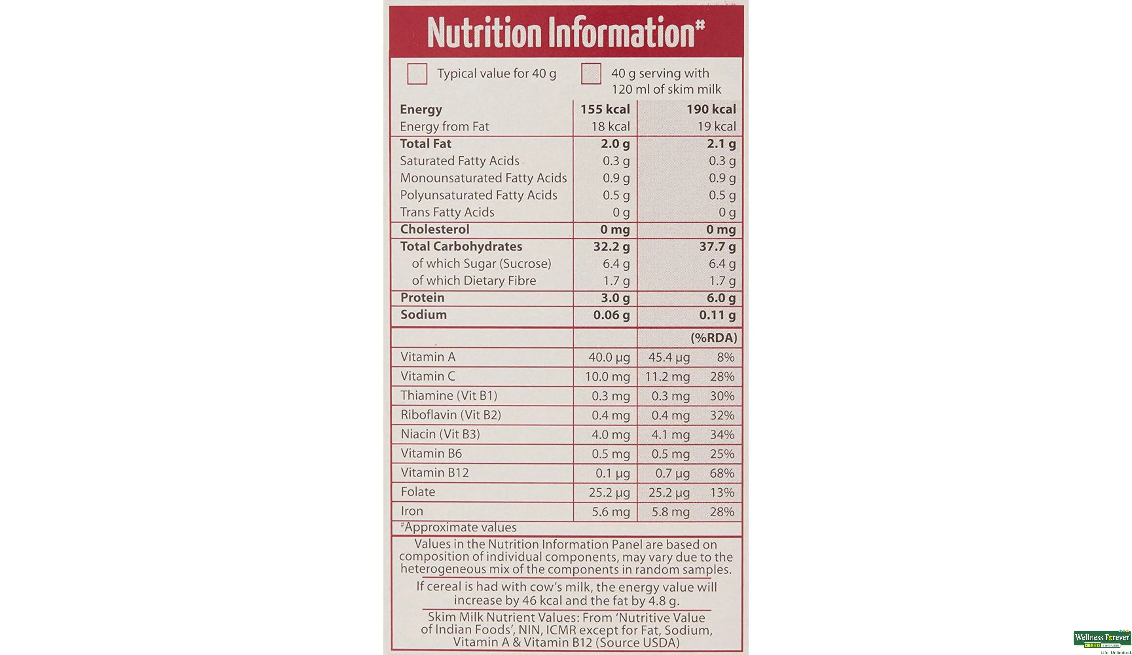 Kelloggs Extra Muesli - Fruit & Nut 550 g view 2