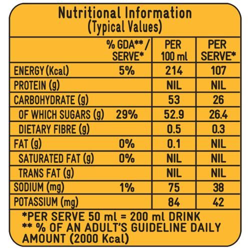 Kissan Juicy Mango Squash 750 ml view 3