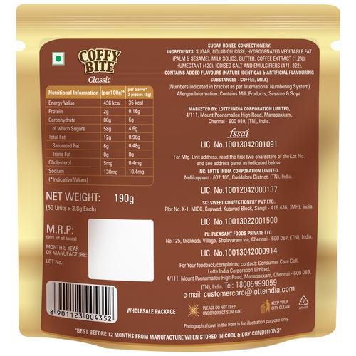 Lotte Coffy Bite Classic Toffee 190 g view 2