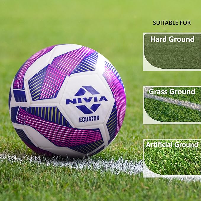 Nivia Equator Match Ball 32 Panels - Size 3 view 2
