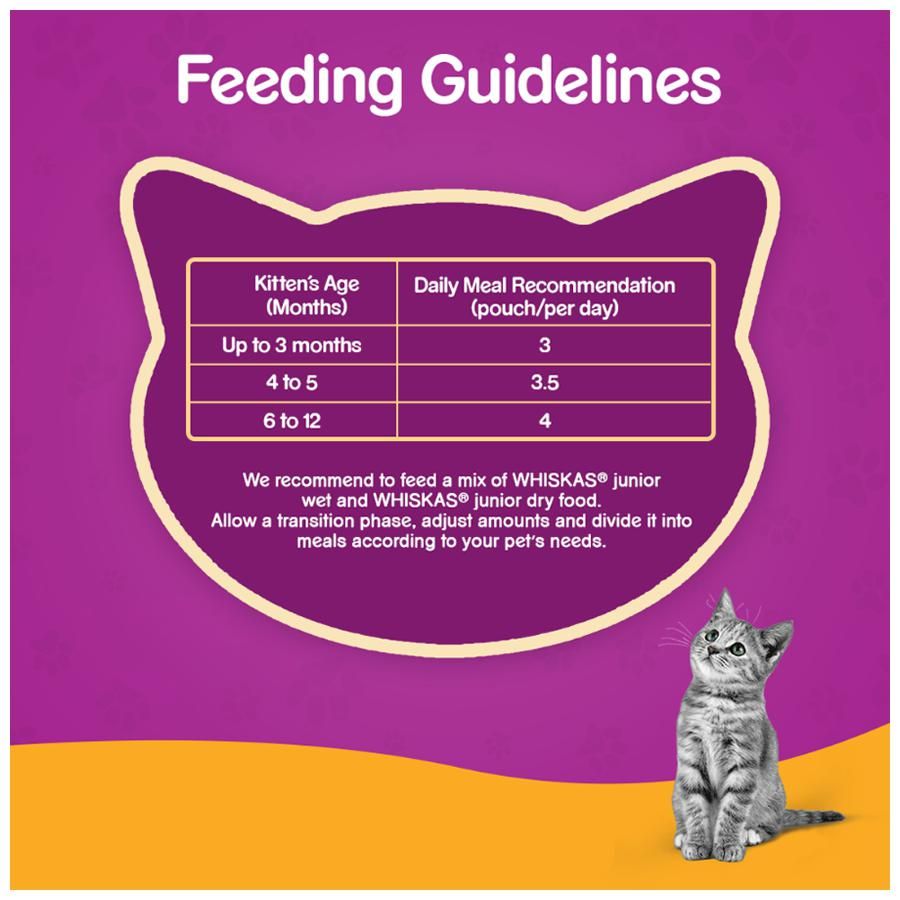 Whiskas Wet Cat Food Kitten - Tuna in Jelly 85 g view 4