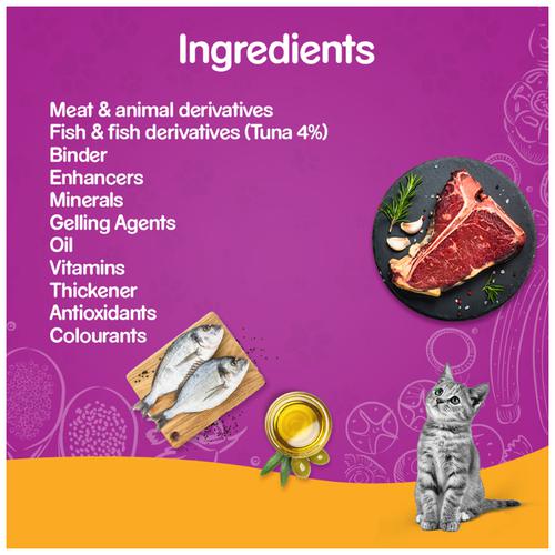 Whiskas Wet Cat Food Adult 1+ Years - Salmon in Gravy 85 g view 5