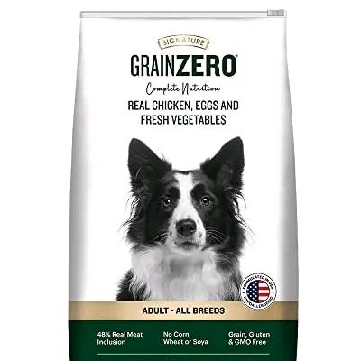 Grainzero Dog Dry Food - Adult, Chicken, Eggs & Vegetables 1.2 Kg