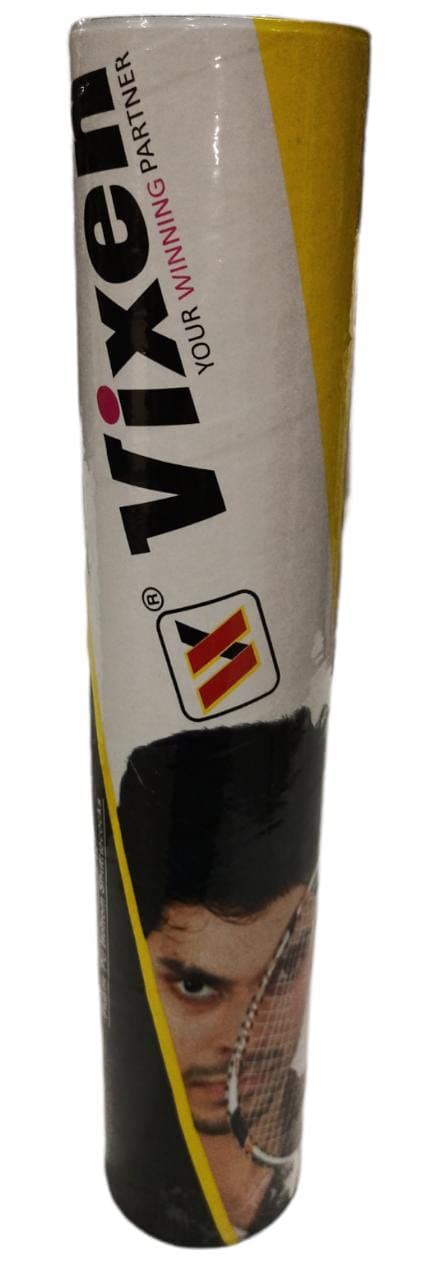 Vixen Star 115 Plastic Shuttlecock Pack of 10 view 4