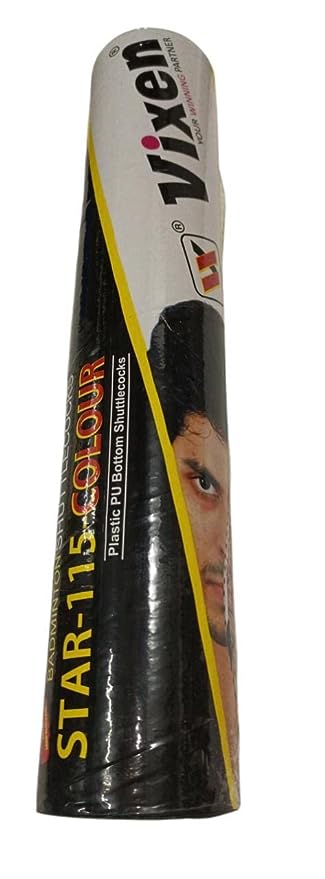 Vixen Star 115 Plastic Shuttlecock Pack of 10 view 3
