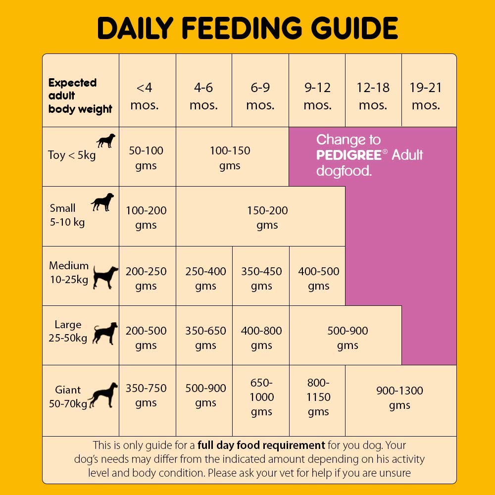Pedigree Puppy Dry Dog Food - Chicken & Milk 1 Kg view 5