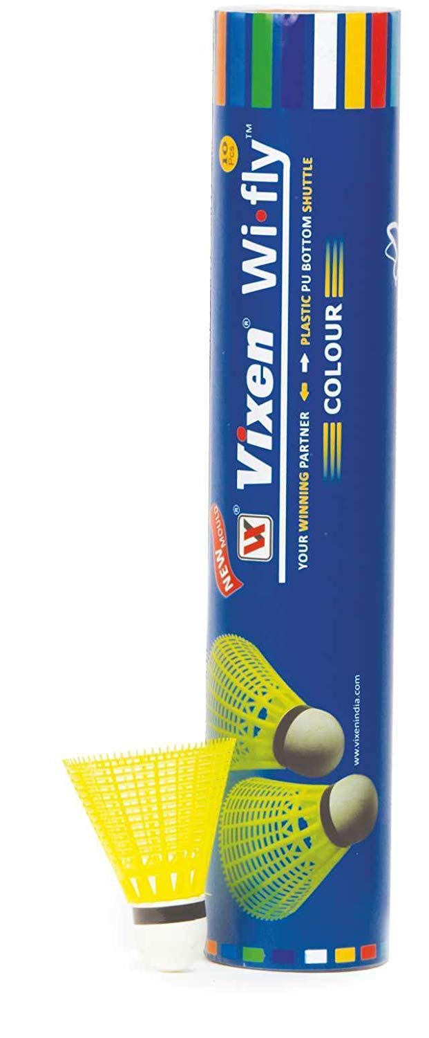 Vixen Star 115 Plastic Shuttlecock Pack of 10 view 5