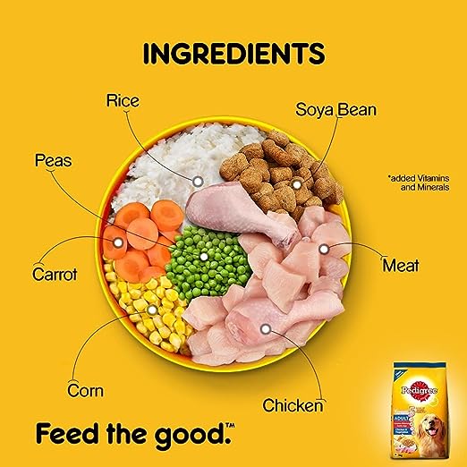 Pedigree Dry Dog Food - Adult, Chicken & Vegetables 1.2 Kg view 5
