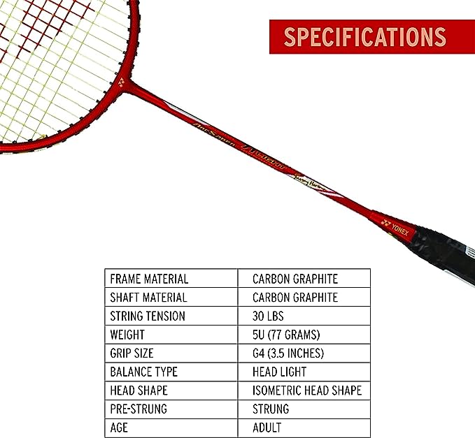 Yonex ARCSABER 71 Badminton Racquet view 5
